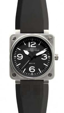 Wholesale Stainless Steel Men BR01-92-Steel-Black Watch