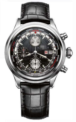 Custom Leather Watch Straps CM2052D-LJ-BK