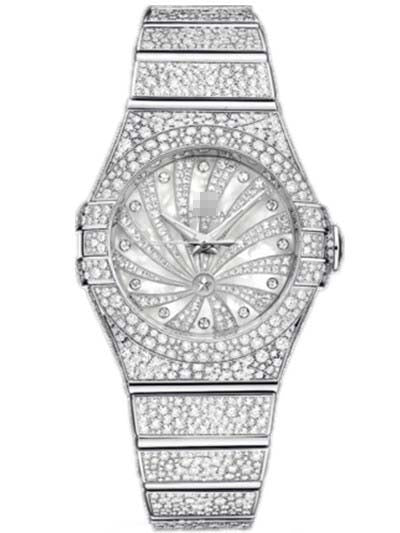 Wholesale White Gold Women 123.55.31.20.55.007 Watch