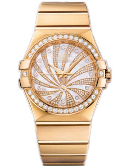 Wholesale Yellow Gold Women 123.55.35.20.55.001 Watch