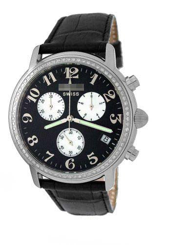 Wholesale Stainless Steel Men 1822DIA_BLK_BLKBND Watch
