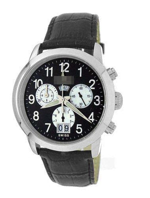 Wholesale Stainless Steel Men 1857LEA_BLK_BLK Watch