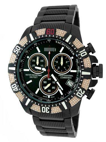 Wholesale Stainless Steel Men 1876TTGUN_BLK Watch