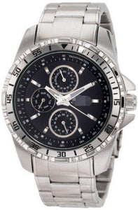 Custom Stainless Steel Men 20-4739BKSV Watch