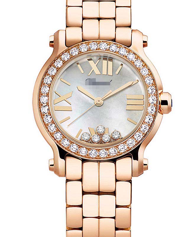 Custom Rose Gold Women 274189-5007 Watch