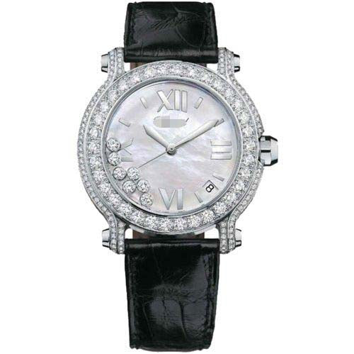 Custom White Gold Women 277480-1001 Watch