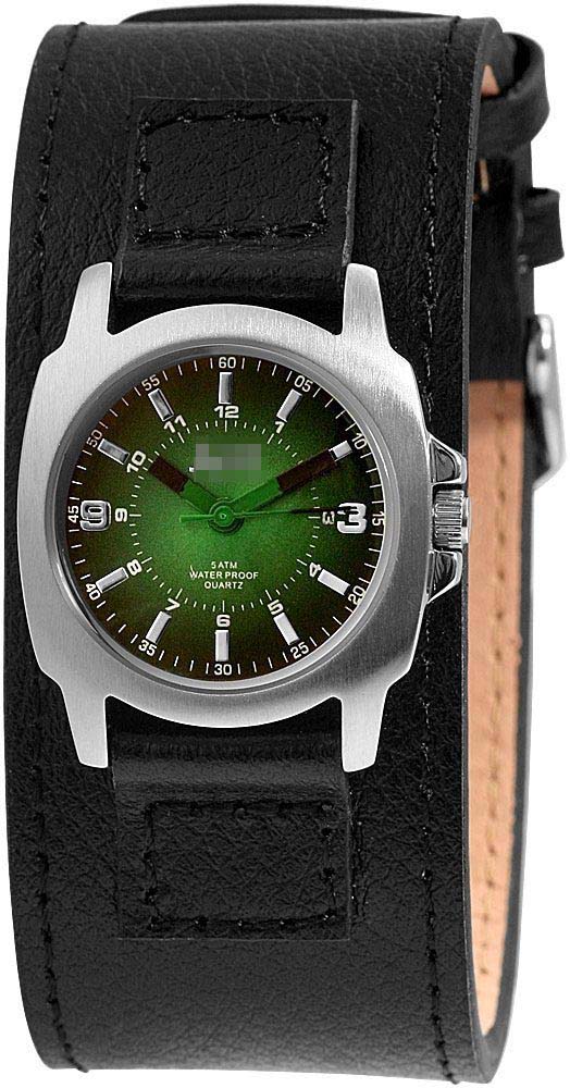 Wholesale Stainless Steel Women 48-S9238L-BK-GR Watch