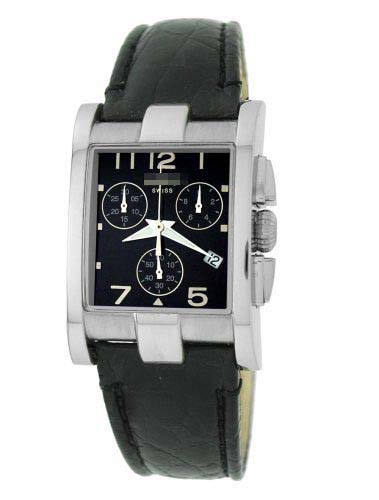Wholesale Stainless Steel 9036LEA_BLK Watch