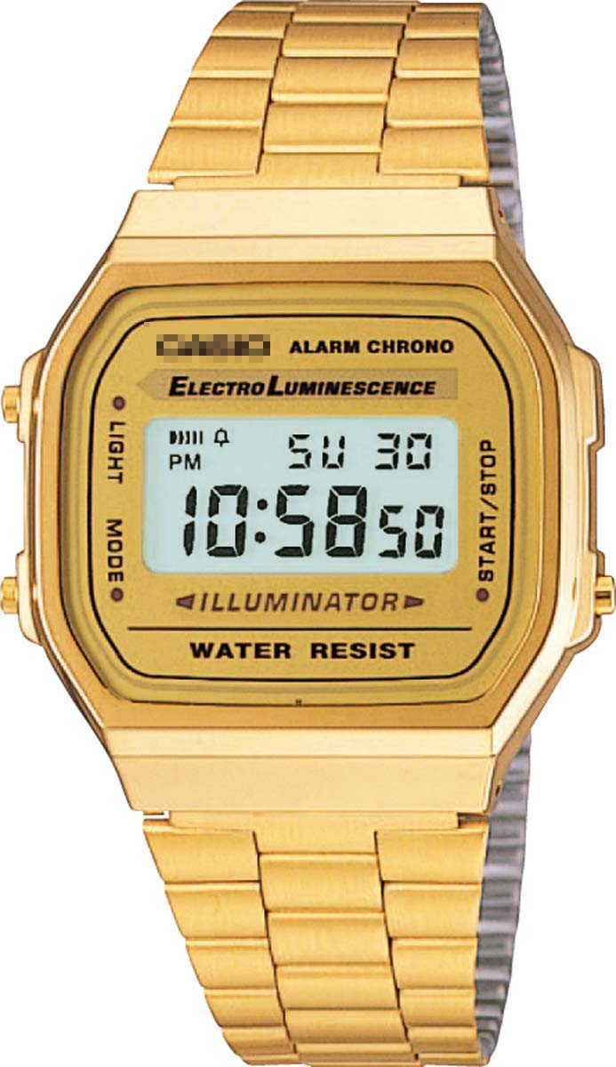 Custom Stainless Steel Men A168WG-9 Watch