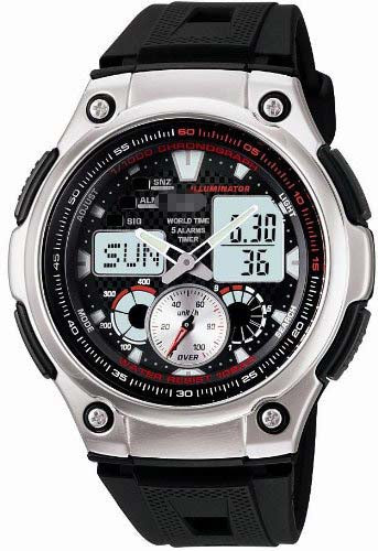 Custom Stainless Steel Men AQ-190W-1AJF Watch