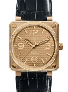 Wholesale Rose Gold Men BR01-92-Rose-Gold-Ignot Watch