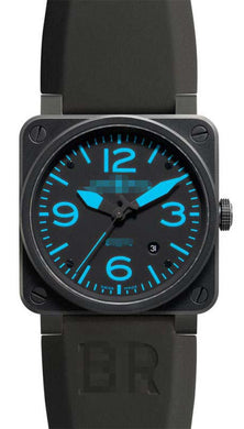 Wholesale Stainless Steel Men BR03-92-Blue Watch