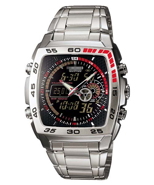 Custom Stainless Steel Men EFA-122D-1AV Watch