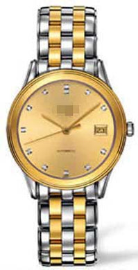 Custom Gold Men L4.774.3.37.7 Watch