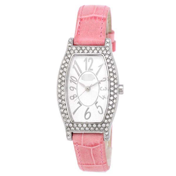 Custom Stainless Steel Women S1981L-ZI-SLV-PNK Watch