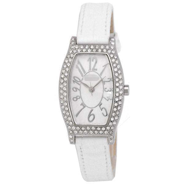 Custom Stainless Steel Women S1981L-ZI-SLV-WHT Watch