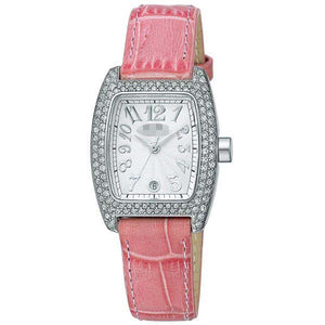 Custom Stainless Steel Women S922ZI-SLV-PNK Watch