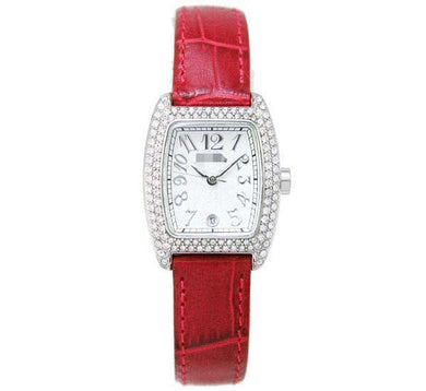 Custom Stainless Steel Women S922ZI-SLV-RED Watch