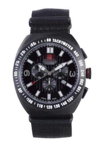Customised Black Watch Face 06-4C2-13-007T
