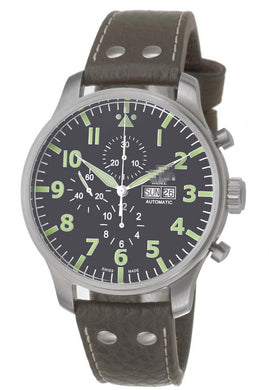 Customised Black Watch Dial 10557-A1-DECK