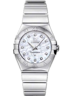 Customised Mother Of Pearl Watch Face 123.10.27.60.55.002