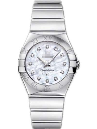 Customised Mother Of Pearl Watch Face 123.10.27.60.55.002
