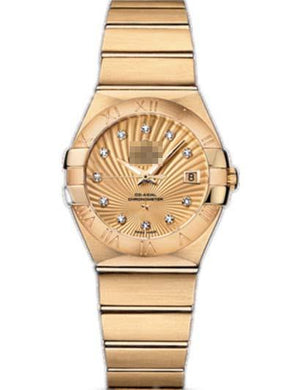Customised Gold Watch Dial 123.50.27.20.58.001