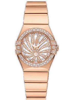 Customised Rose Gold Watch Face 123.55.24.60.55.013