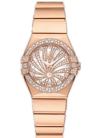 Customised Rose Gold Watch Face 123.55.24.60.55.013