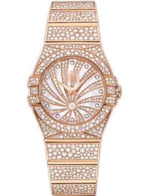 Customised Rose Gold Watch Dial 123.55.27.60.55.009