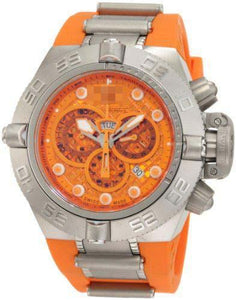 Custom Orange Watch Dial