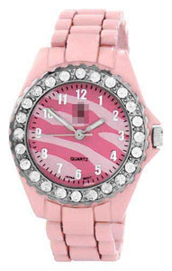 Wholesale Brass Watch Wristband 14639_ZEBRAPINK