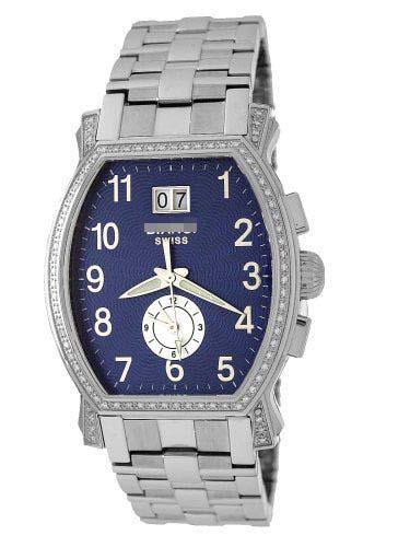 Custom Blue Watch Face 1860DIA_BL