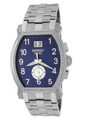 Customized Stainless Steel Watch Bracelets 1860DIA_BL