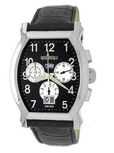 Custom Black Watch Dial 1861LEA_BLK
