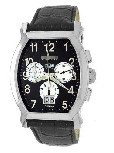 Custom Black Watch Dial 1861LEA_BLK
