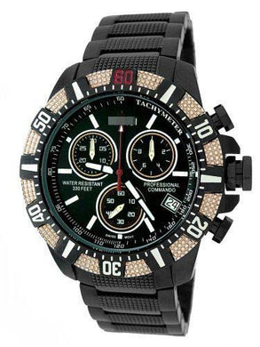 Wholesale Stainless Steel Watch Bracelets 1876TTGUN_BLK