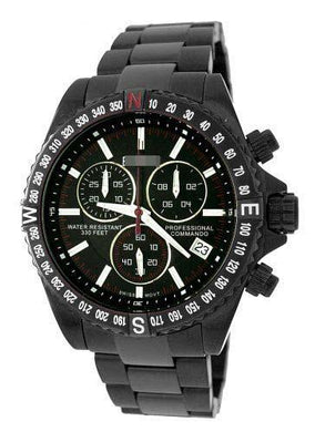 Customization Stainless Steel Watch Bracelets 1878GUN_BLK