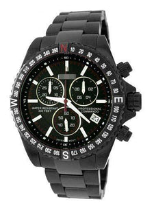 Customization Stainless Steel Watch Bracelets 1878GUN_BLK