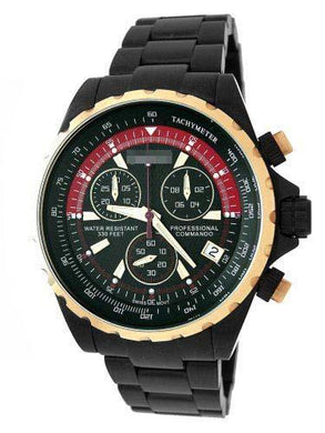 Custom Black Watch Face 1879TTGUN_BLK