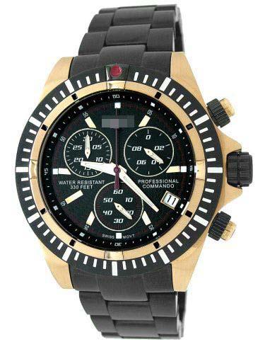 Customised Black Watch Dial 1880TTGUN_BLK