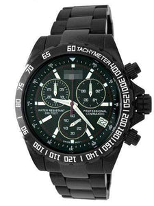 Custom Stainless Steel Watch Bracelets 1881GUN_BLK