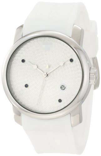 Custom Silver Watch Dial 20028-02S-WHT-BL