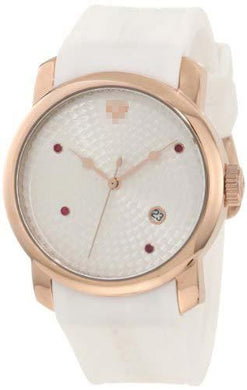 Custom Silver Watch Dial 20028-RG-02S-WHT