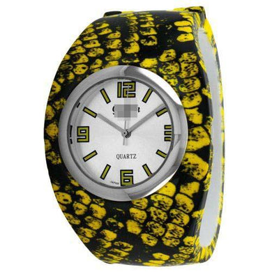 Custom Plastic Watch Bands 2173_YELLOW