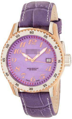 Wholesale Leather Watch Straps 233-RG-PURPLE-MOP