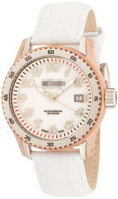 Customize Leather Watch Straps 233-RG-WHITE-MOP