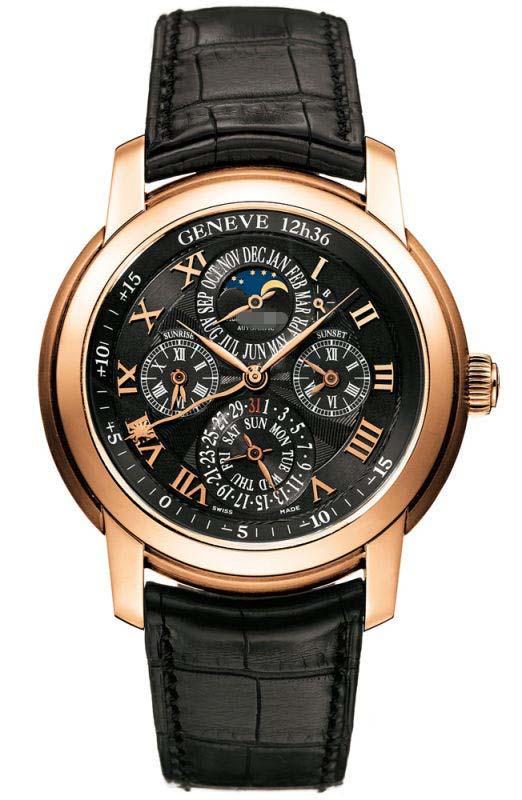 Custom Leather Watch Straps 26003OR.OO.D002CR.01