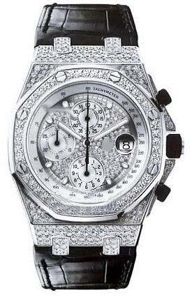 Customized Silver Watch Dial 26067BC.ZZ.D002CR.01