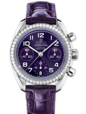 Customised Purple Watch Dial 324.18.38.40.10.001